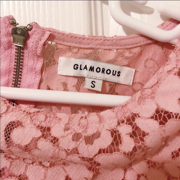 Millennial pink lace crop top from ASOS - Picture 5 of 5